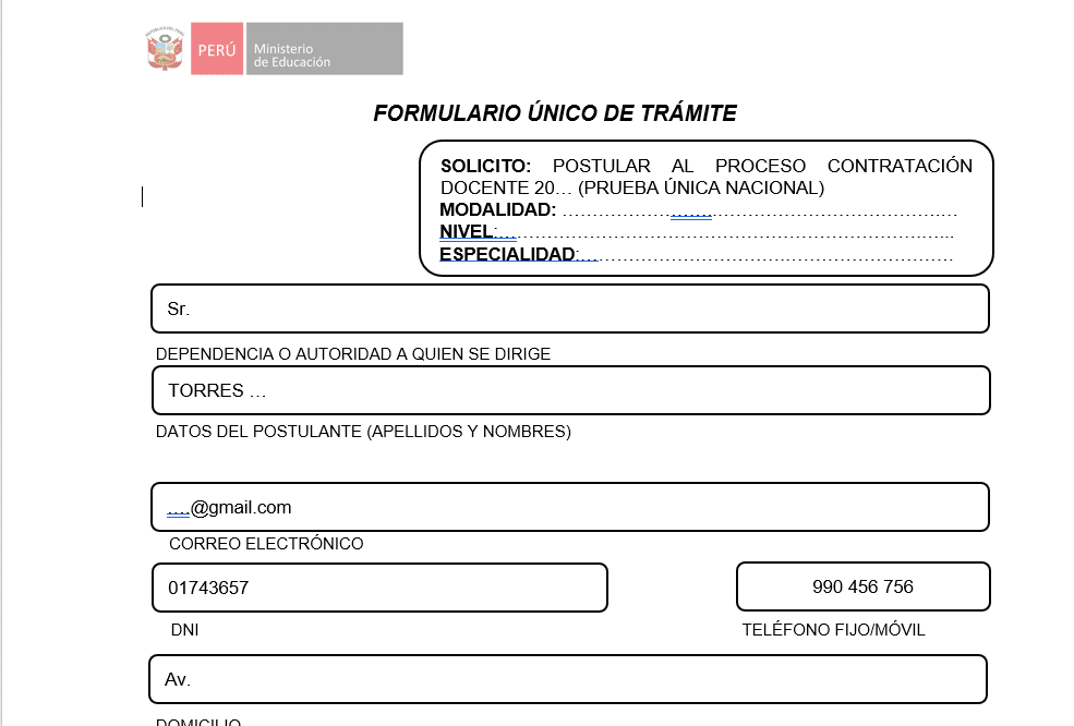 FUT Y ANEXOS CONTRATO DOCENTE 2025