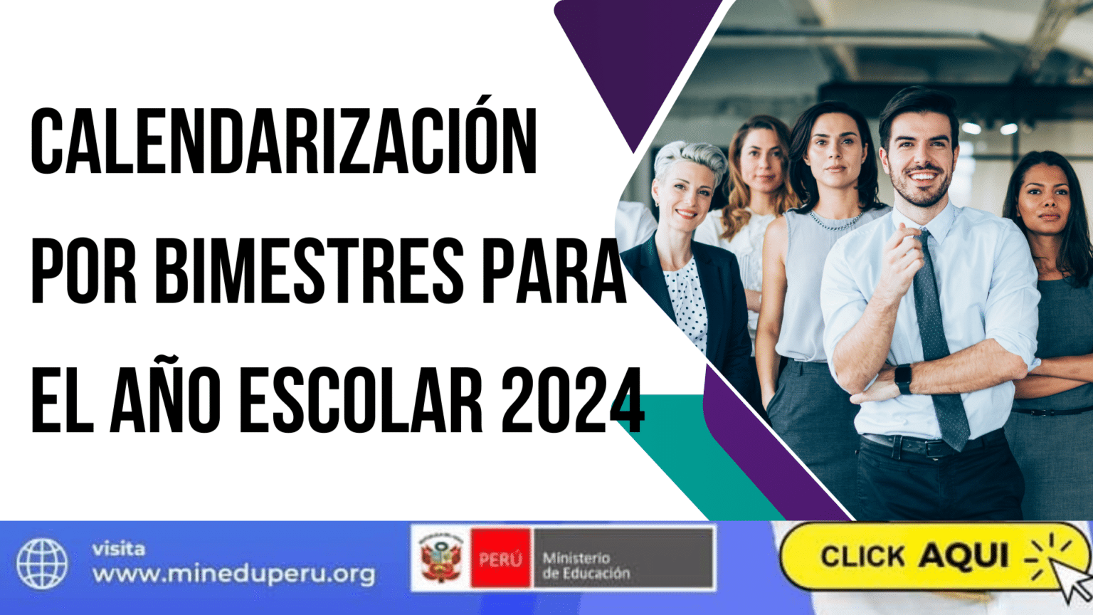 CALENDARIZACIÓN POR BIMESTRES PARA EL AÑO ESCOLAR 2024 | Ministerio de ...
