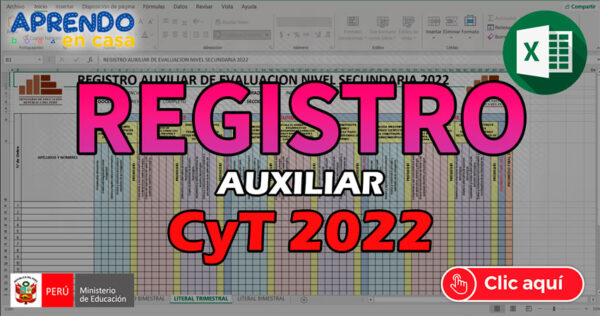REGISTRO AUXILIAR CYT 2022
