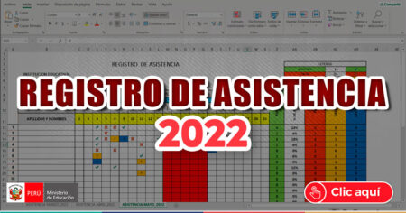 REGISTRO DE ASISTENCIA AUTOMATICO 2022